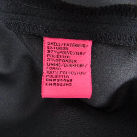 Betsey Johnson Dress Womens 6 Navy Sleeveless Ruffle Hem Sheath Cocktail FL04K79 - Picture 5 of 10